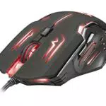 Trust Gaming Gxt 108 Rava Mouse da Gioco, Nero