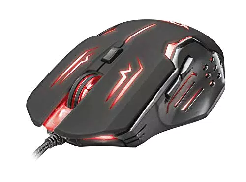 Trust Gaming Gxt 108 Rava Mouse da Gioco, Nero