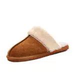 UKKO Pantofole Peluche in Pelle Scamosciata