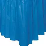 Unique- TableSkirt Gonna Plastificata da Tavola, Tinta Unita