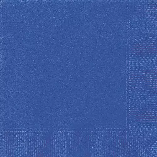 Unique - Tovaglioli di Carta, 20 Pezzi, Blu Reale