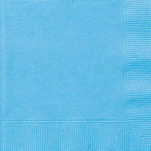 Unique - Tovaglioli di Carta, 20 Pezzi, Celesti