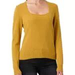 United Colors of Benetton Maglione 1067D102P Donna, Giallo 32w