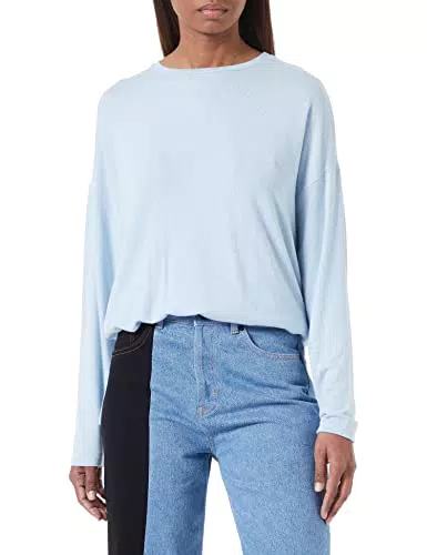 United Colors of Benetton Maglione 3JLVD102E Donna, Blu Malibu 93g