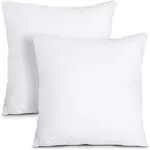 Utopia Bedding Set di 2 Cuscini, 45 x 45 cm Imbottitura per Cuscini