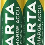 VARTA Pile AAA, ricaricabili, confezione da 2, Recharge Accu Phone