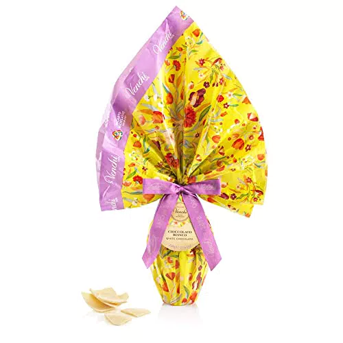 Venchi - Collezione Pasqua - Uovo di Cioccolato Bianco - Incarto Barocco