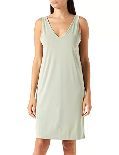 Vero Moda Vmfilli V-Neck SL Knee Dress Noos da Appendere