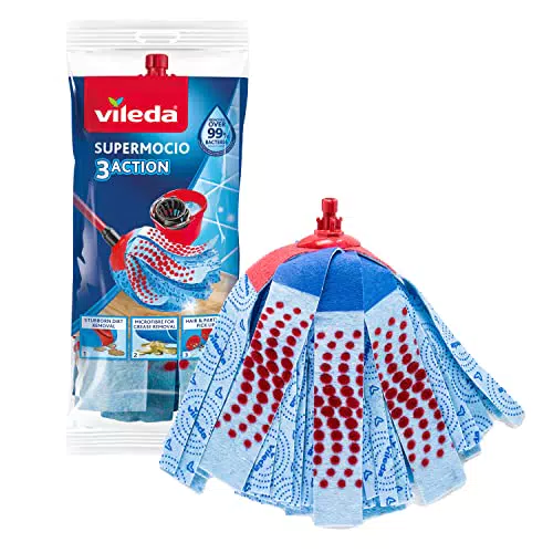 Vileda SuperMocio 3Action ricambio, confezione da 1