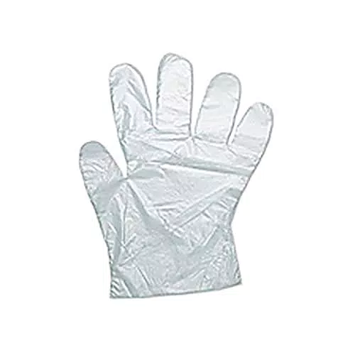 WALKING, Guanti Polietilene Unisex Adulto, Trasparente