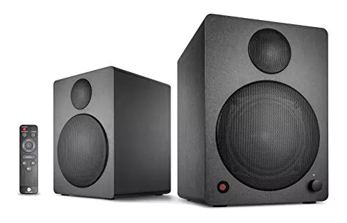 Wavemaster Cube Neo Black - Sistema di Altoparlanti da Scaffale con Streaming Bluetooth