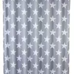 WENKO Tenda doccia antimuffa Stella, Poliestere, 180 x 200 cm