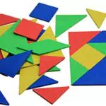 Wissner Tangram Puzzle Set di 4 Puzzle cinese