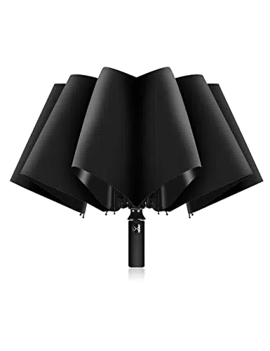 XIXVON Ombrello pieghevole, 99% Protezione UV UPF 50+, Asta In Metallo Resistente antivento