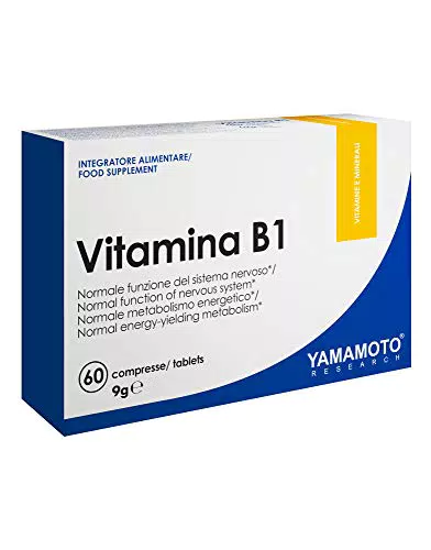 Yamamoto Research Vitamina B1, Integratore alimentare, 60 compresse