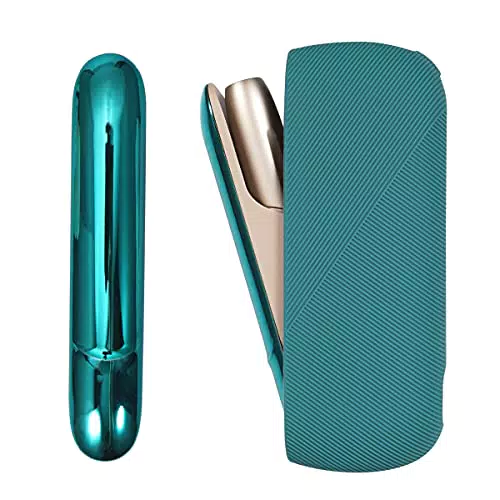 YiTenn - Custodia protettiva con coperchio laterale per IQOS 3/3 Duo, verde