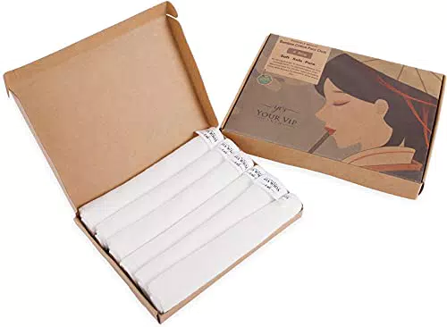 YOUR VIP SKIN - 6x Panno Struccante Bamboo -Asciugamani Bamboo- Asciugamano Neonato e Cura Viso Bambini - Mussole Bamboo - Salviette Struccanti Lavabili - Lavette Neonato - Panno in Bamboo Viso