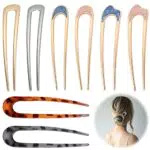 YXHZVON Bastoncini per Capelli di U, 8 Pezzi