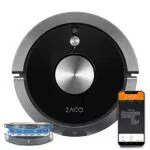 ZACO Robot aspirapolvere e lavapavimenti A9sPro WiFi, nero