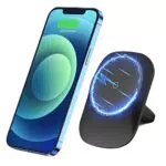 ZWOOS Caricatore Wireless Auto, Caricabatterie Wireless 15 W compatibile con iPhone 12/12 Pro/ 12 Pro Max/ 12 Mini/ 13/13 PRO / 13 Pro Max / 13 Mini ecc