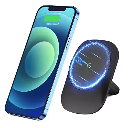ZWOOS Caricatore Wireless Auto, Caricabatterie Wireless 15 W compatibile con iPhone 12/12 Pro/ 12 Pro Max/ 12 Mini/ 13/13 PRO / 13 Pro Max / 13 Mini ecc