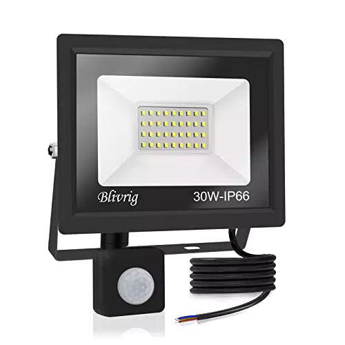 faro led esterno con sensore movimento 30W