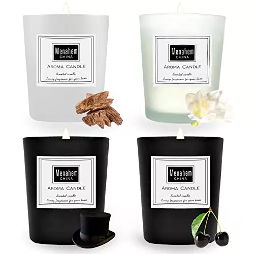 4Pcs di Candele Profumate per la Casa