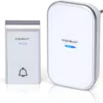 Aigostar - Campanello Senza Fili, Campanello Wireless Impermeabile IP44 da Esterno, 1 Trasmettitore + 1 Ricevitori