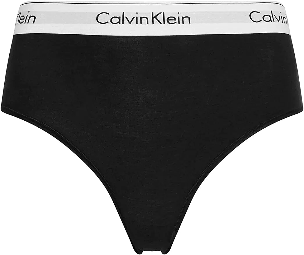 Calvin Klein HW Mutandine Bikini, Black