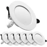 6 Faretti Led da Incasso, led integrati 7W