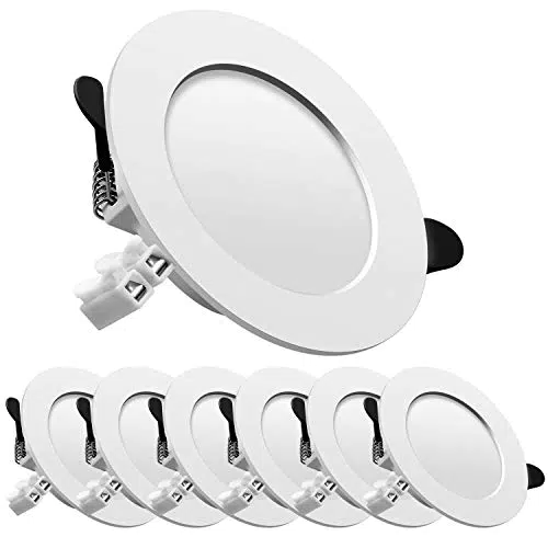 6 Faretti Led da Incasso, led integrati 7W