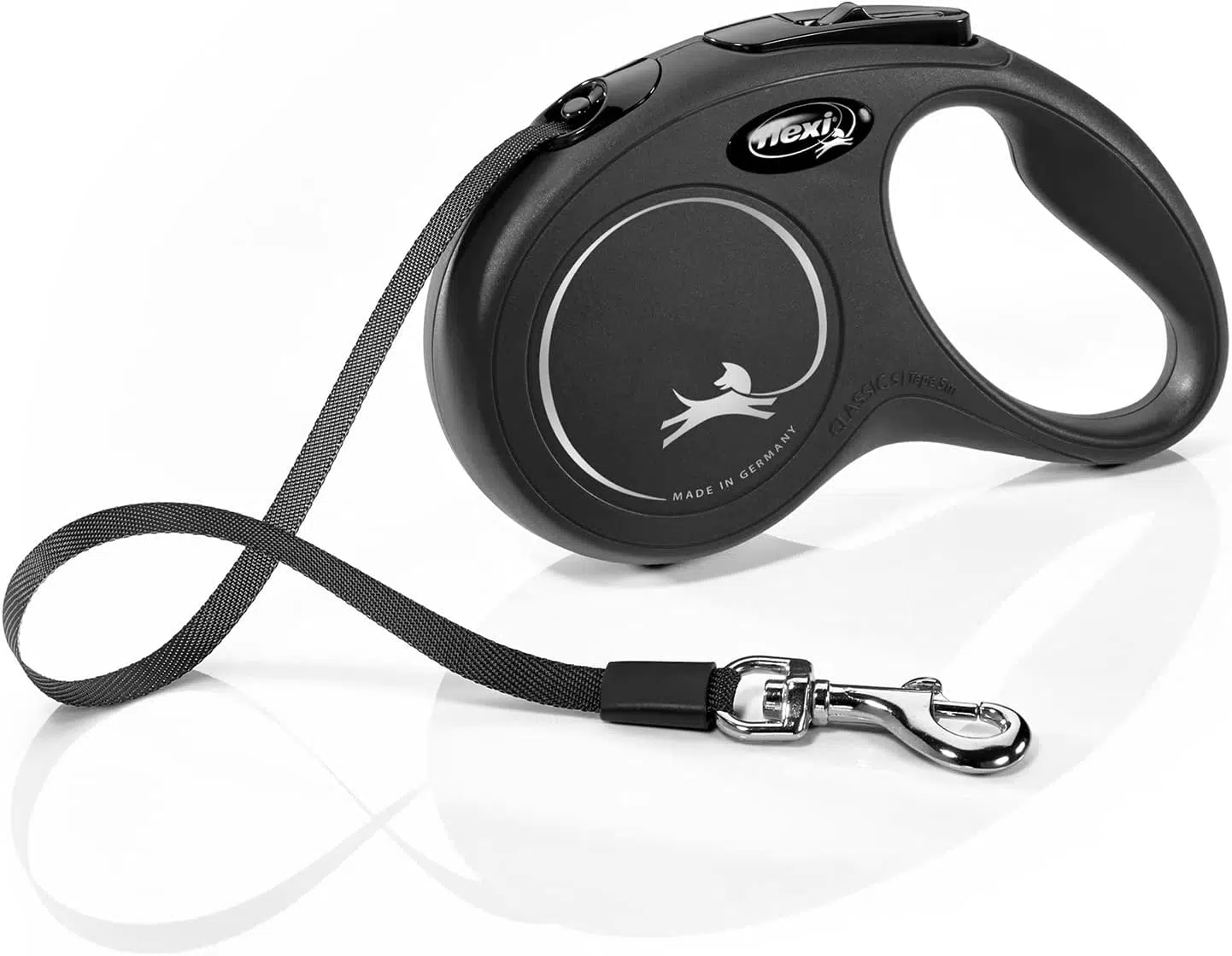 Croci Flexi New Classic Tape - Guinzaglio per cani allungabile riflettente