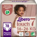 Libero, Pannolini Touch Pant per Bambini, 78 Pannolini Taglia 7 per Bambini da 16-26 Kg