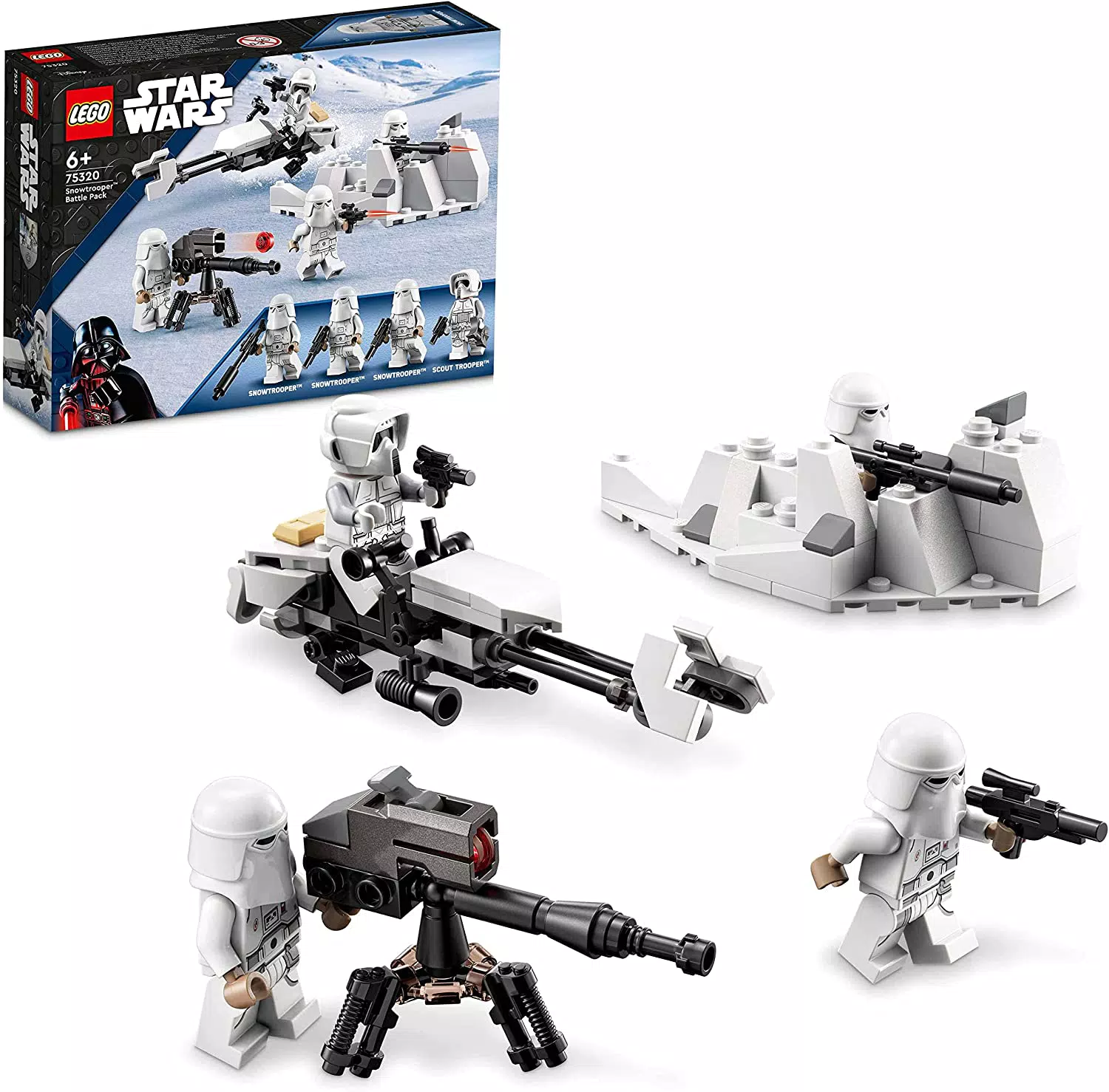 LEGO 75320 Star Wars Battle Pack Soldati Artici, Include 4 Personaggi