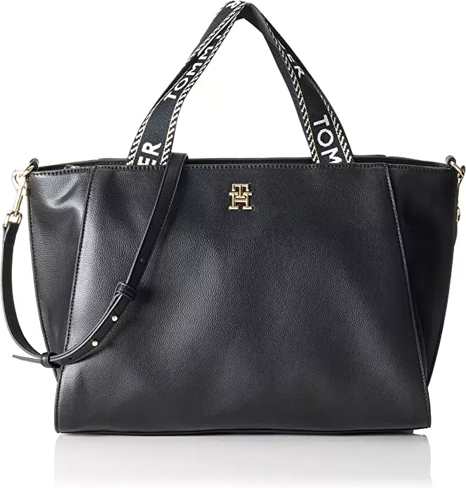 Tommy Hilfiger Borsa a Tracolla, Tote Donna, nero