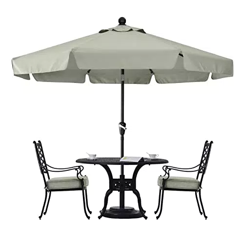 ABCCANOPY Ombrelli Premium Patio 270cm, Grigio Chiaro