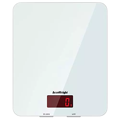 ACCUWEIGHT Bilancia da Cucina Digitale Con Funzione Peso e Tara