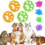 Adam Melchior 4 Pezzi di Palline per Lavatrice per rimuovere i peli di Animali Domestici