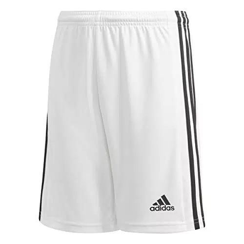 adidas Squadra 21, Pantaloncini da Calcio Uomo, Bianco Nero