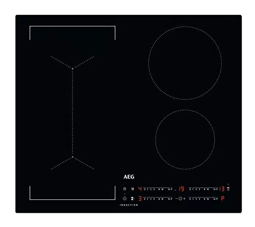 AEG IKB64443IB Piano cottura ad induzione MaxiSense 60 cm, con funzione Bridge e superficie antigraffio