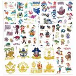 AGPTEK Tatuaggio Bambini, 250 Tatuaggi Temporanei Delicati sulla Pelle
