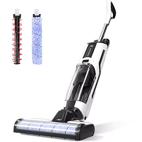 Aigostar Aspirapolvere Cordless Wet-Dry e Mop per pavimenti duri e tappeti
