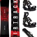 Airtracks Snowboard Set - TAVOLA Eight Wide 160 - ATTACCHI Master L - SB Bag