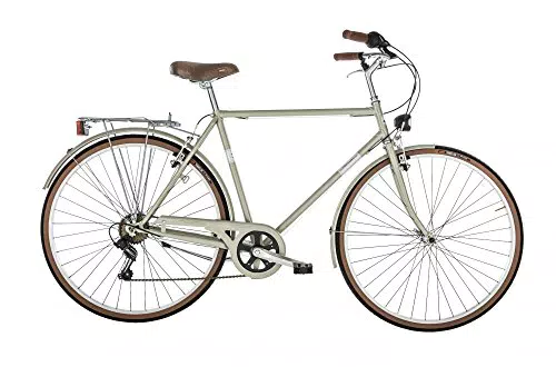 Alpina Bike Bicicletta CONDOR Alpina da uomo 28" e telaio in acciaio, Grigio Ghiaia