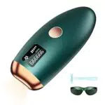 Alvadan Epilatore Luce Pulsata IPL, Depilazione zona Bikini, 999,999 Fulmini,verde