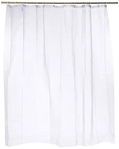 Amazon Basics Tenda doccia in PVC trasparente 180 x 180 cm