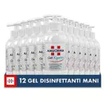 Amuchina Gel X-Germ Disinfettante Mani, 12 Flaconi da 250 ml