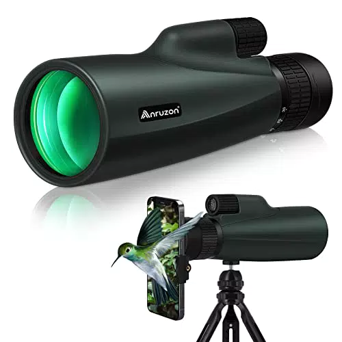 Anruzon Telescopio monoculare HD, 10-30x50