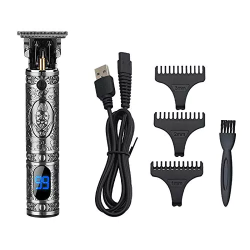 Anself Tagliacapelli elettrico con display digitale LCD