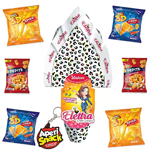 Aperisnack - 4711775 - Uova di Cioccolato Pasqua Elettra Lamborghini al Latte da 280g Uovo di Pasqua 2023 con SuperSorpresa
